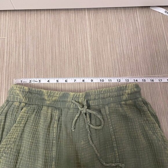 NWT New In Cotton Cargo Joggers Pull On Pants Green Size Large - Picture 14 of 16